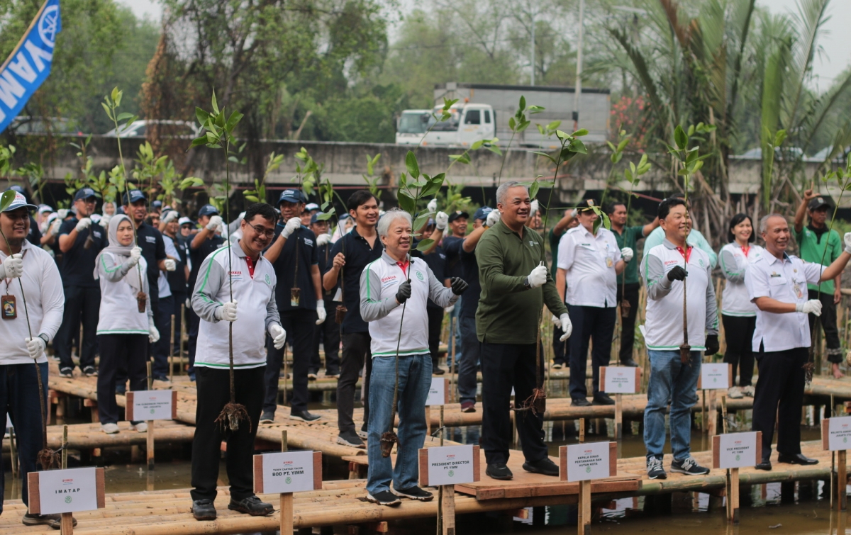 Yamaha Peduli Lingkungan Melalui CSR Penanaman Mangrove