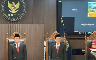 DKPP Jatuhkan Sanksi Pemberhentian Tetap Terhadap Ketua KPU Hasyim Asy'ari