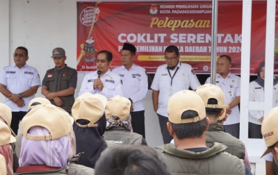 KPU Padangsidimpuan Lakukan Coklit DP4 Pilkada 2024