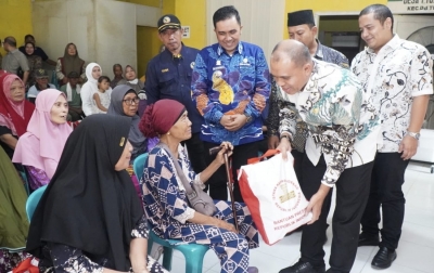 122 Paket Sembako Bantuan Presiden Diserahkan ke Disabilitas di Langkat