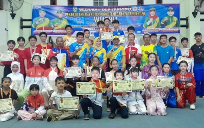 Atlet Wushu Bertalenta Bermunculan di Ajang Porkot Medan 2024