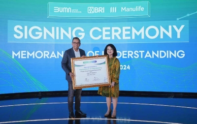 Permudah Pembayaran Premi Asuransi, BRI Jalin Kerja Sama dengan Manulife Indonesia