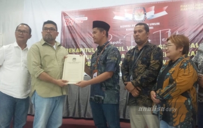 2 Pasangan Bacalon Bupati Dairi Perseorangan Lolos Verifikasi Faktual