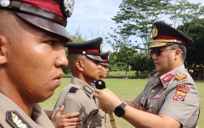 Kapolda Aceh Lantik 262 Bintara Remaja Polri