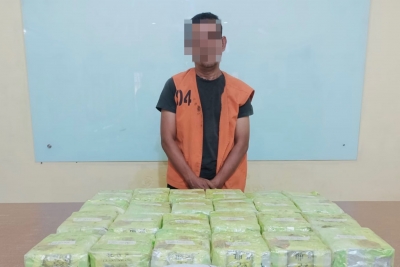 Pengungkapan Narkoba di Perairan Asahan, 1 Pelaku Ditangkap dan 24 Kg Sabu Asal Malaysia Disita