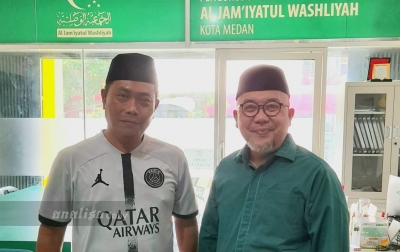 Bakal Calon Wakil Bupati Deliserdang Lom Lom Suwondo Silaturahmi dengan Kader Al Washliyah