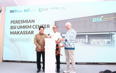 Resmikan UMKM Center Makassar, BSI Perkuat Pemberdayaan UMKM di Indonesia Timur