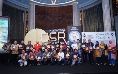Pertamina Parta Niaga Regional Sumbagut Raih 9 Platinum Elit Nusantara CSR Award 2024