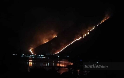 Kebakaran Lahan Mengarah ke Aset Pemkab Dairi di Danau Toba