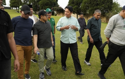 Prof Ridha Calon Wali Kota Medan dari PKB Kompak Jalan Sore dengan Cak Imin