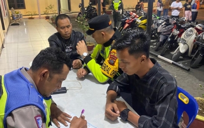 Polres Tebingtinggi Patroli: Berantas Geng Motor dan Balap Liar, 28 Sepeda Motor Ditindak