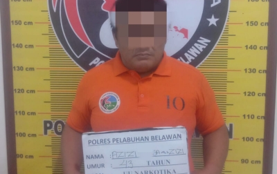 Lagi, Polisi Tangkap Pengedar Narkoba di Uni Kampung Belawan