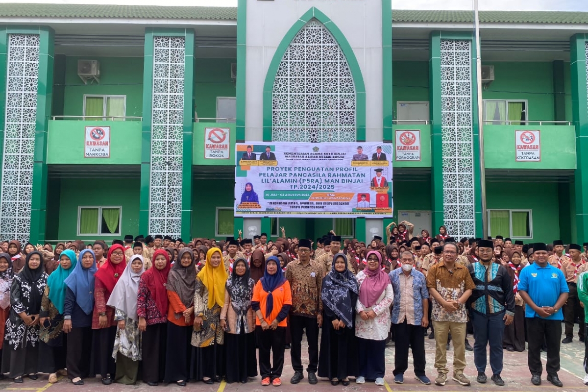 Menghindari Ujaran Kebencian dan Perundungan, Dosen USU Tingkatkan Literasi Bahasa Indonesia untuk Siswa/I MAN Binjai