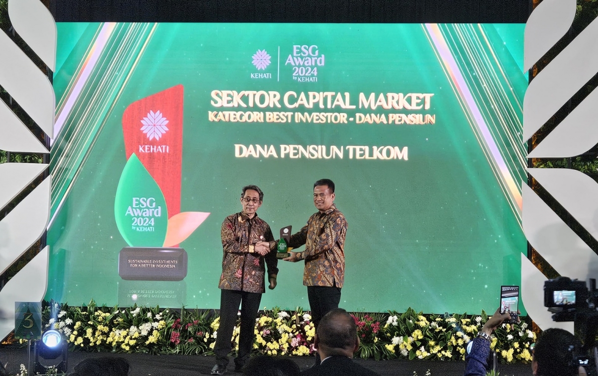 Dana Pensiun Telkom Raih ESG Award 2024