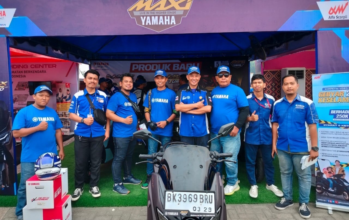 Yamaha Dukung Road Show Gebyar Keselamatan 2024 di Medan