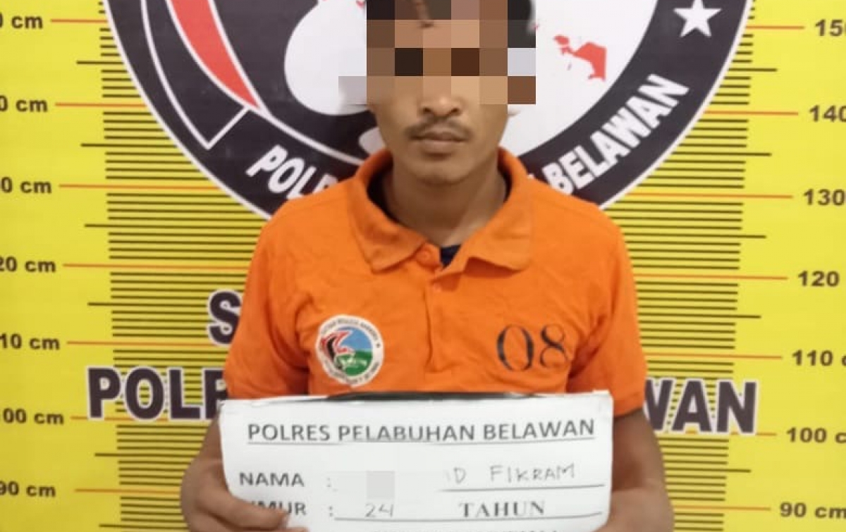 Sempat Berusaha Kabur, Pengedar Sabu di Nelayan Indah Tak Berkutik Diringkus Polisi