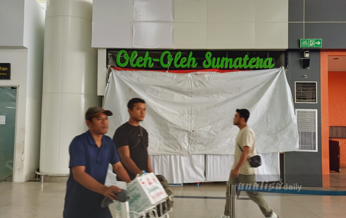 Toko Oleh-oleh Sumatera Kualanamu Tutup Sementara