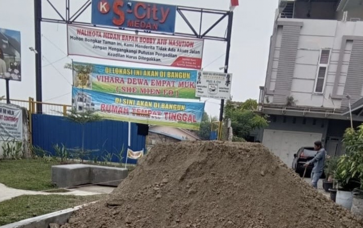 Taman Ilegal Yuu At Contempo Ganggu Pembangunan Rumah Ibadah