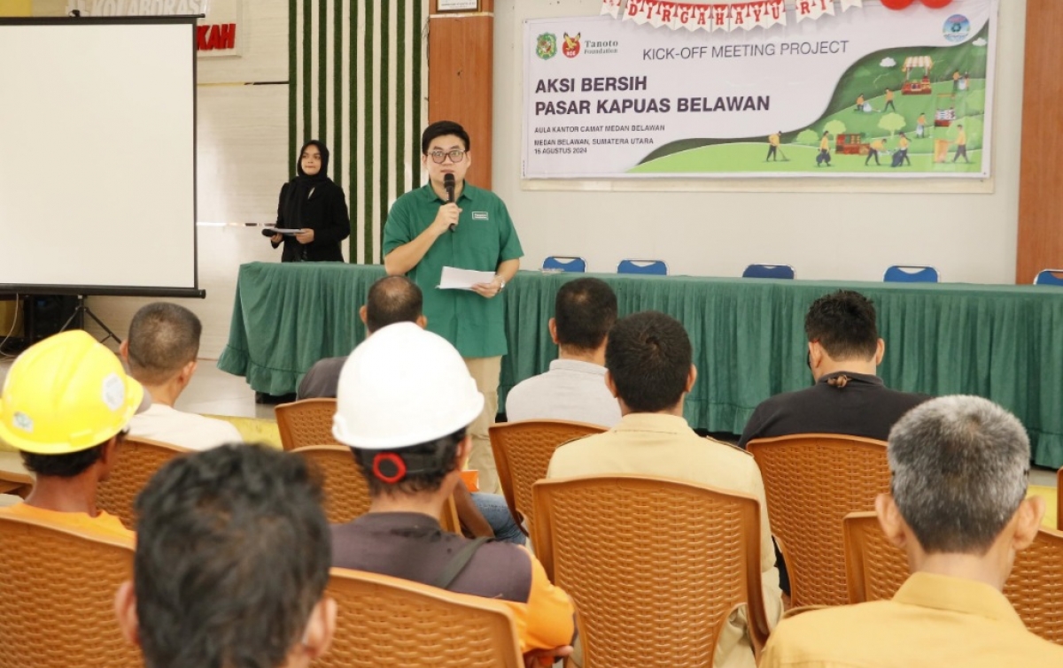 Dukung Program Medan Bersih,  RGE dan Tanoto Foundation Laksanakan Aksi Bersih Pasar Belawan