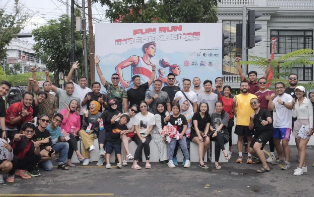 Connected by Running Semarakan Kemerdekaan RI Lewat Fun Run