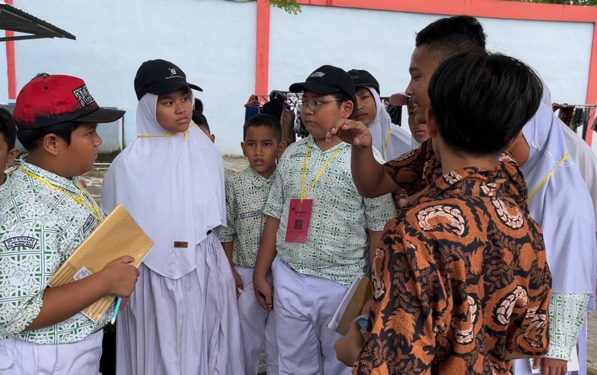 Siswa SD Islam Terpadu Siti Hajar Kunjungi LPKA Kelas I Medan