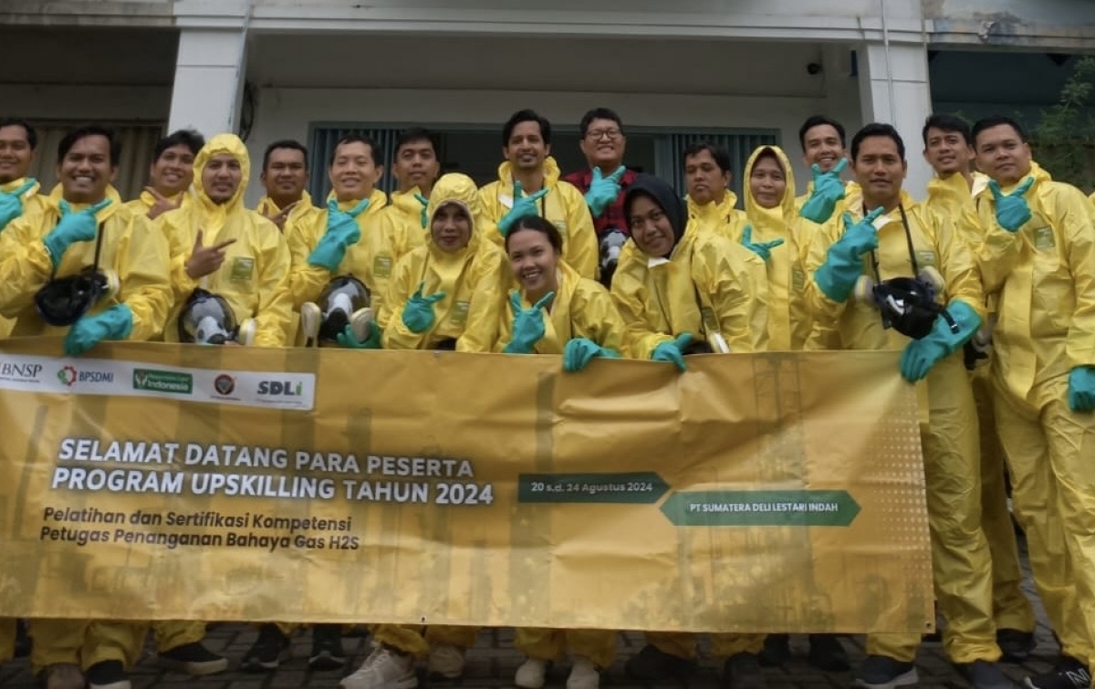 30 Peserta Ikuti Upskilling Petugas Penanganan Bahaya Gas H2S