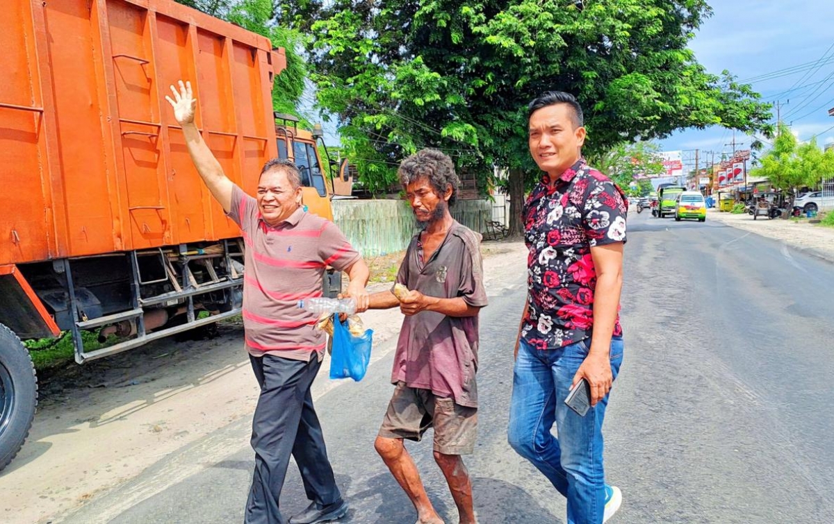 Peduli ODGJ, Aksi Nyata Polres Sergai dan Dinsos