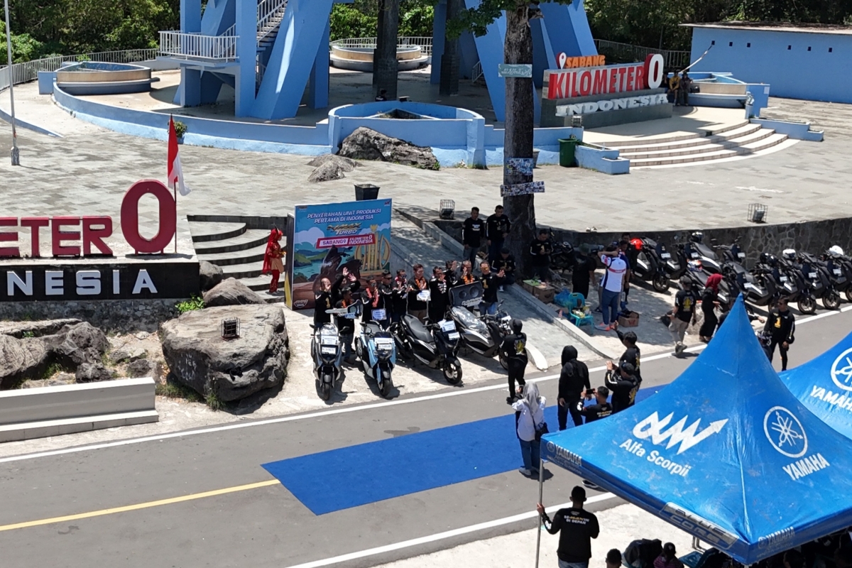 Fitur Yamaha NMAX TURBO Bikin Kagum Peserta Touring Sabang-Medan