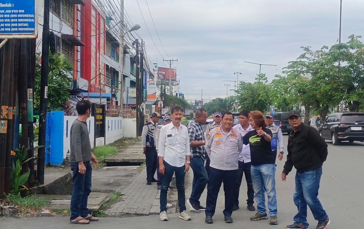 Dishub Medan dan Dishub Deliserdang  Berkolaborasi Hidupkan Pasar Aksara Medan Estate