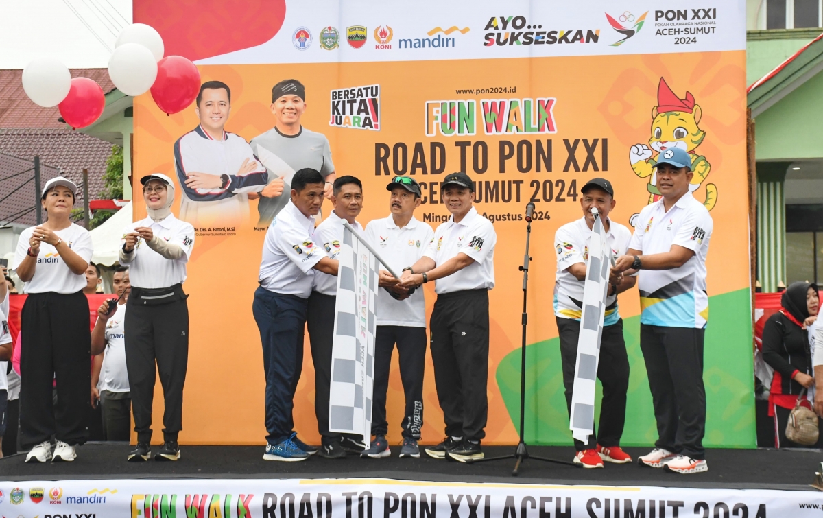 Bank Mandiri Dukung Fun Walk Menuju PON XXI Aceh-Sumut 2024