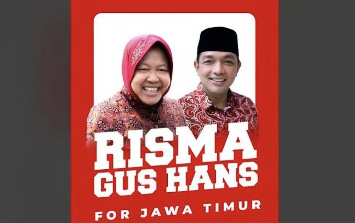 Risma-Gus Han Diusung PDIP di Pilkada Jatim 2024