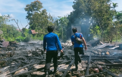 Satu Unit Rumah Terbakar di Sitinjo Dairi