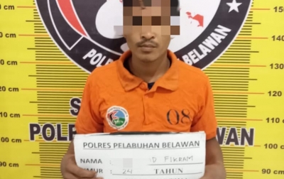 Sempat Berusaha Kabur, Pengedar Sabu di Nelayan Indah Tak Berkutik Diringkus Polisi