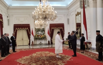 Jokowi Terima Surat Kepercayaan 10 Duta Besar Negara Sahabat