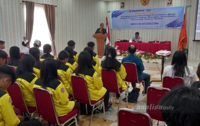 Bawaslu Taput Sosialisasi Pengawasan Partisipatif Bagi Kalangan Mahasiswa