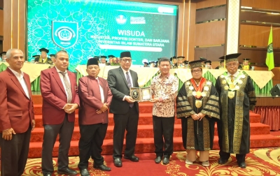 Acara Wisuda Lulusan UISU Dihadiri Dirjen AHU Kemenkumham RI