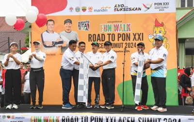 Bank Mandiri Dukung Fun Walk Menuju PON XXI Aceh-Sumut 2024