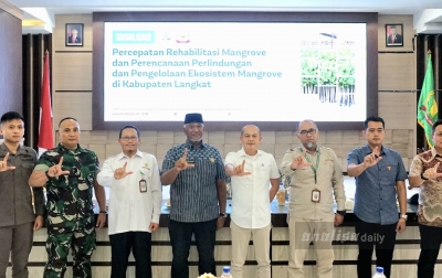 Pemkab Langkat Dukung Percepatan Rehabilitasi Mangrove