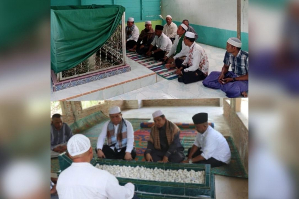 Pasangan HARAPAN Silaturahmi Sekaligus Ziarah ke Makam Ulama Karismatik Paluta