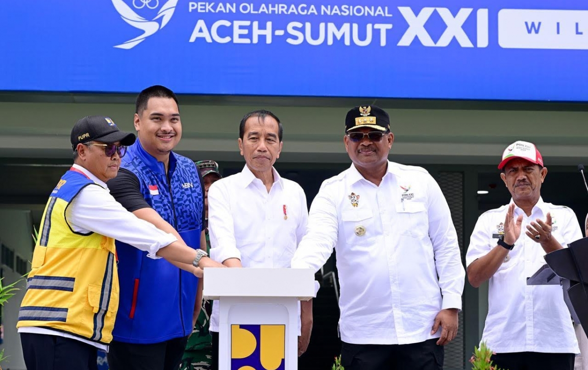 Resmikan 18 Venue Senilai Rp 811 Miliar di Aceh, Jokowi: Jangan Sampai Rusak Setelah PON