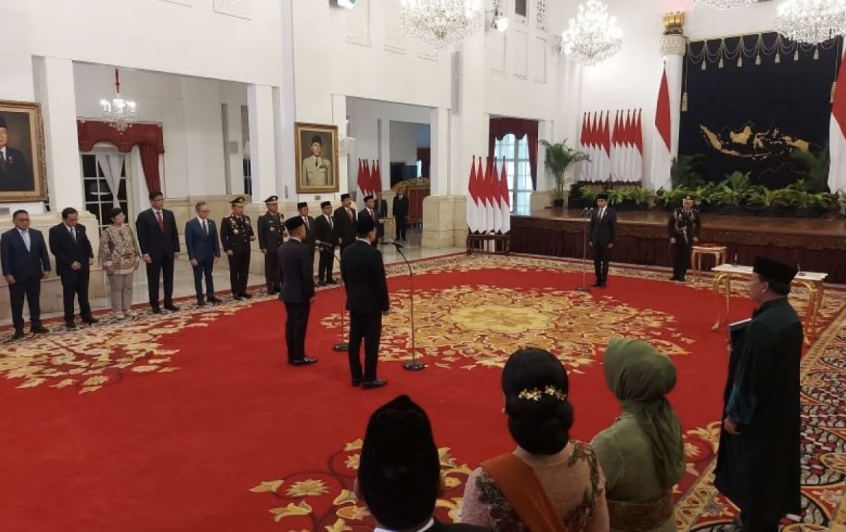 Jokowi Lantik Gus Ipul jadi Mensos