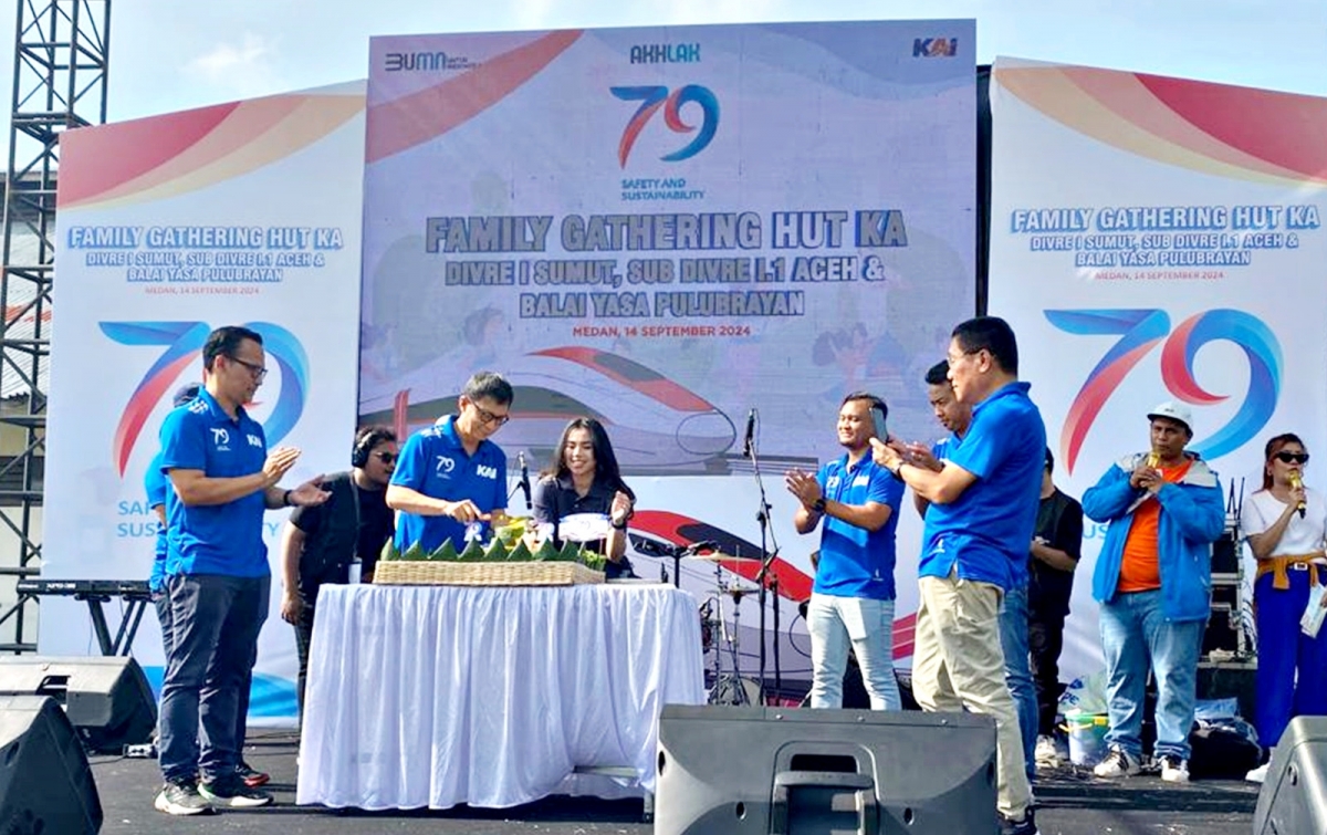 Ulang Tahun ke-79, KAI Sumut Adakan Family Gathering