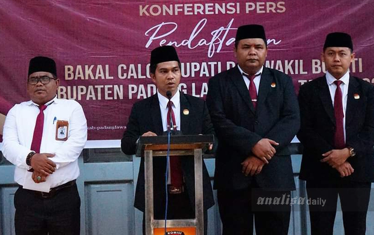 Tiga Pasangan Calon Bupati Padanglawas Utara Memenuhi Syarat