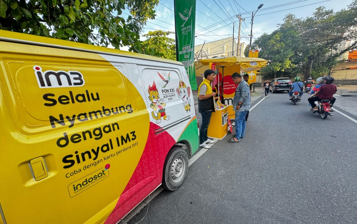 Indosat Perkenalkan Inovasi Mobile Selling di PON XXI Aceh-Sumut 2024