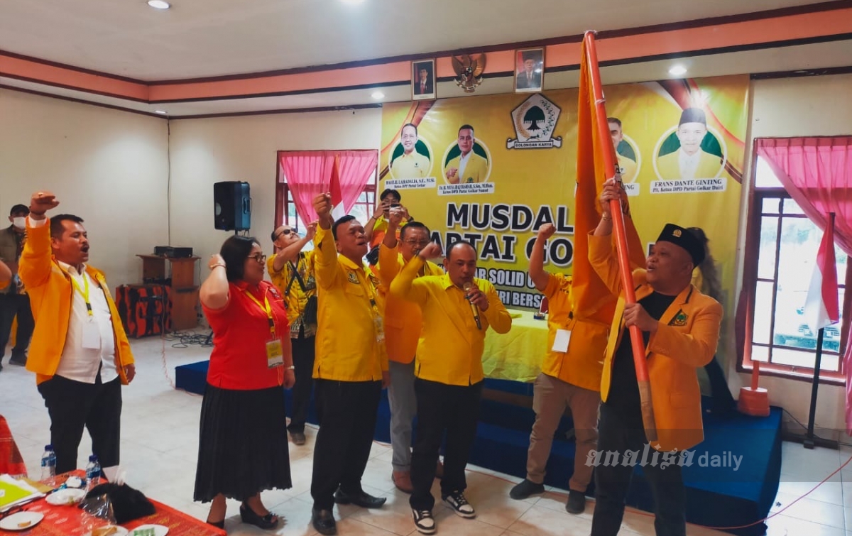 Sabam Sibarani Terpilih Jadi Ketua Golkar Dairi Lewat Musdalub