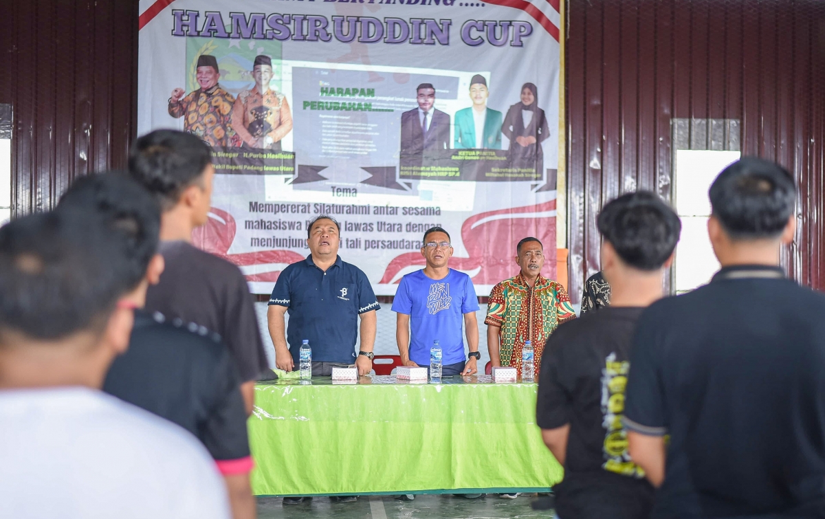 Zakiyuddin Buka Pertandingan Futsal Hamsarudin Cup