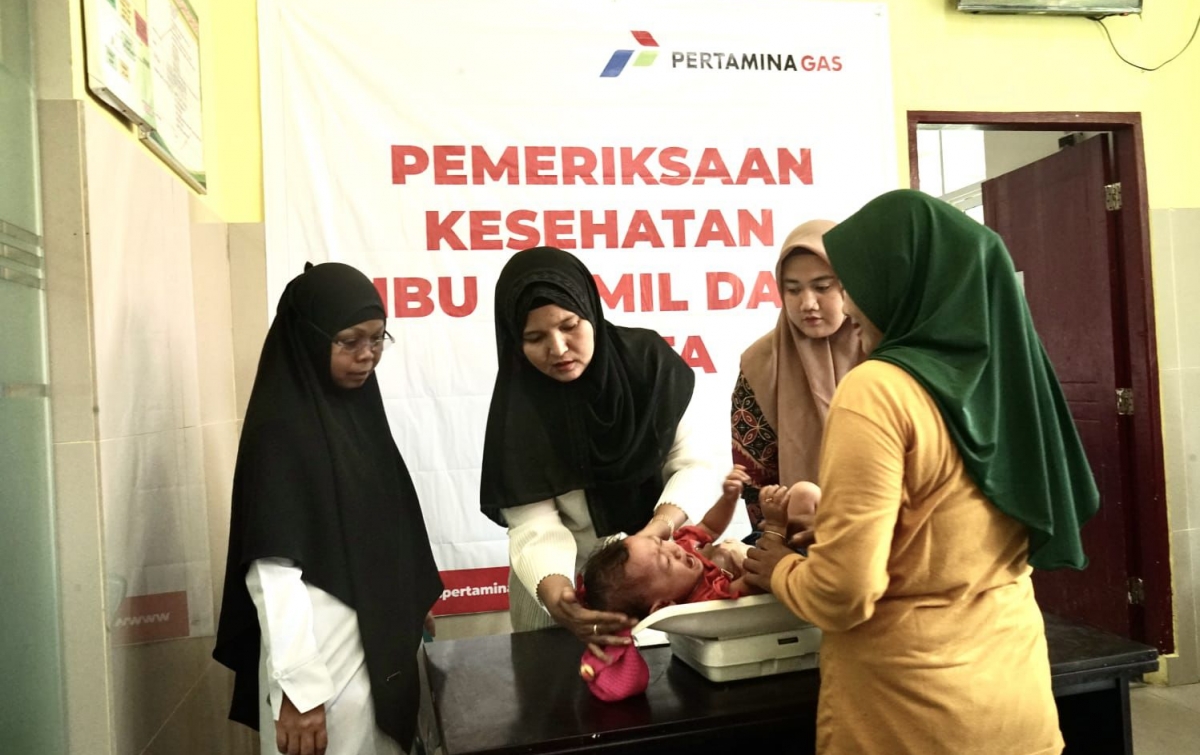 Fokus Kualitas Generasi Penerus, Pertagas Gandeng Dua Puskesmas Cegah Stunting