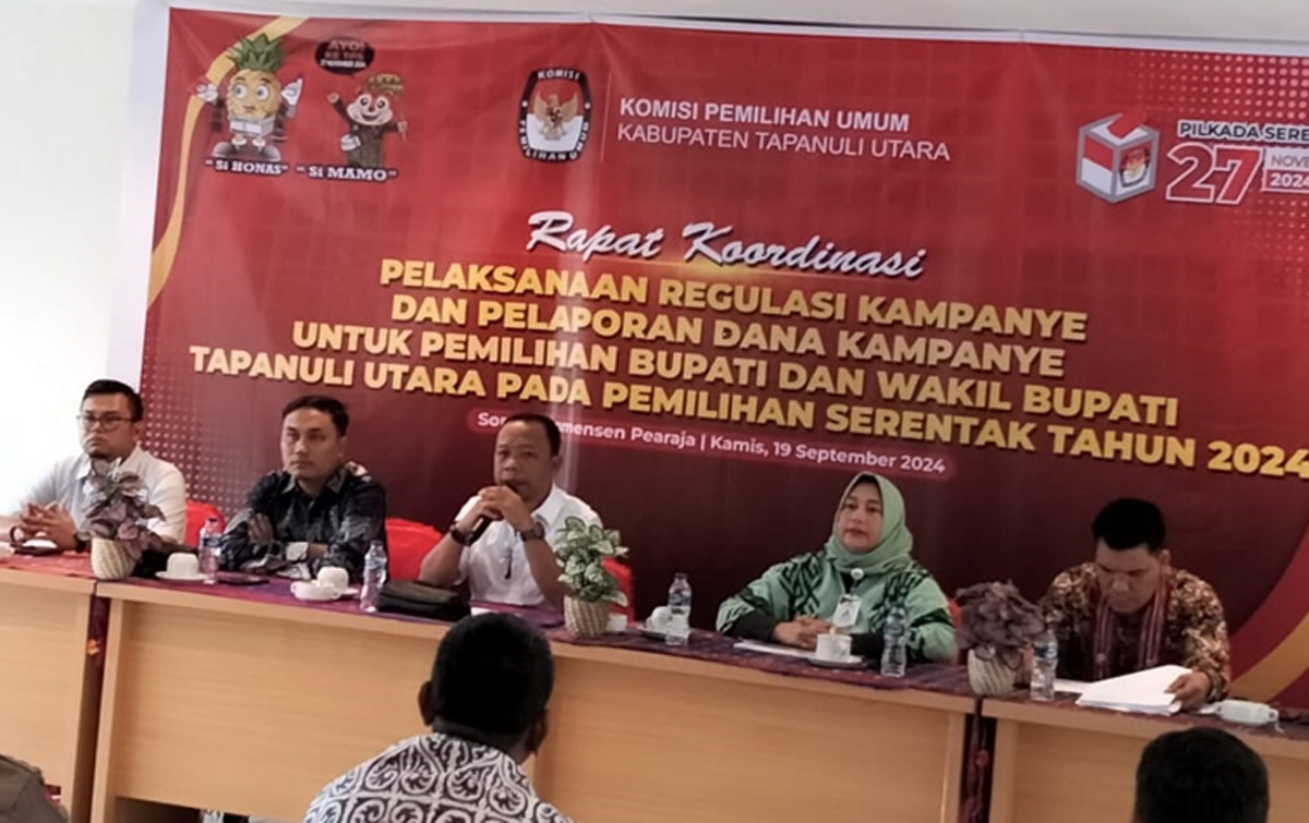 Berikut Jadwal Kampanye Pasangan Calon di Pilkada Tapanuli Utara