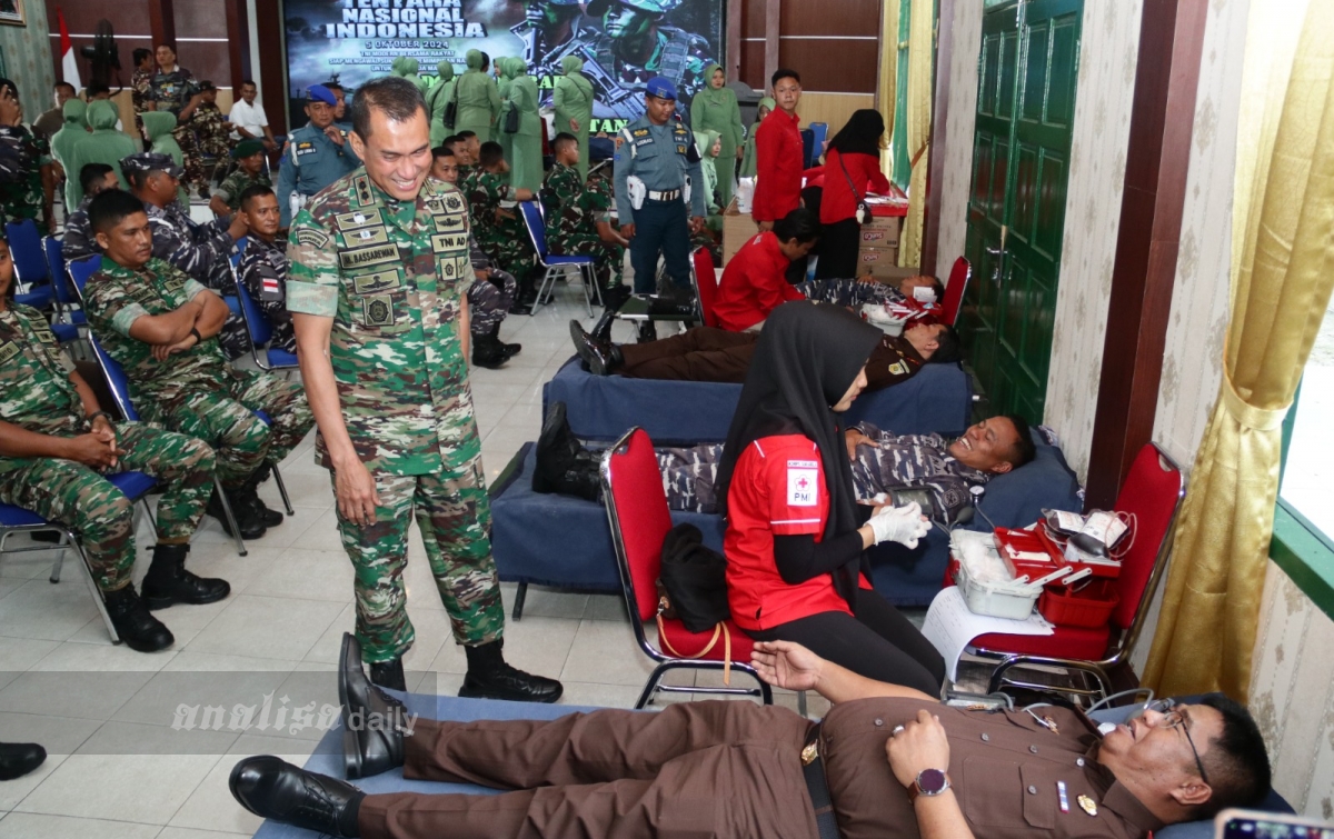 Menyambut HUT ke-79 TNI, Kodim 0208/AS Gelar Bakti Sosial