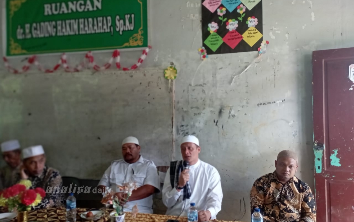 Achmad Fauzan, Calon Wakil Bupati Padanglawas  Nomor Urut 1 Sampaikan Ceramah Agama di Sosopan